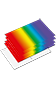 Carte Arc-en-ciel  - le lot de 5